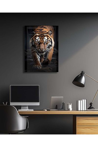 Hagen Tablouri cu animale de calitate premium Tablouri mari de perete Peisaj spectaculos Tablouri boeme Tablouri din sticlă pentru salon