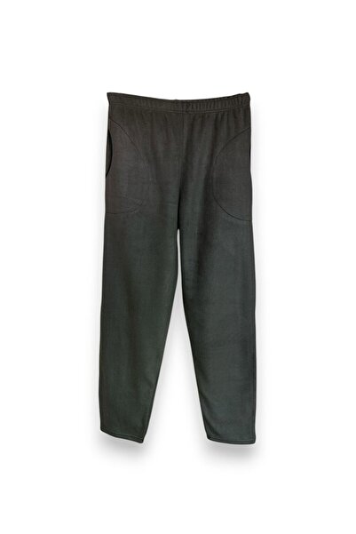 FORMO Men's Khaki Fleece Pocket Winter Thick High Quality Pajama Bottoms