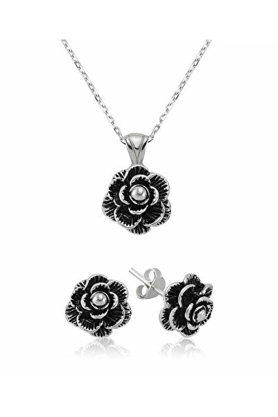 Gumush Gümüş Çiçek Set