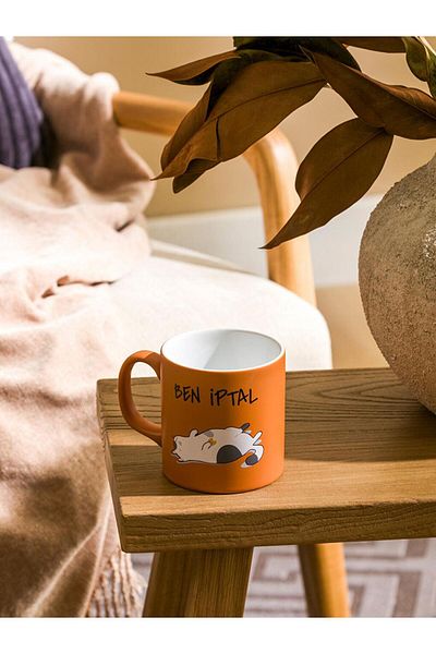 LC Waikiki Lcw Home Mixed Cat Printed Ceramic Mug 320 ml