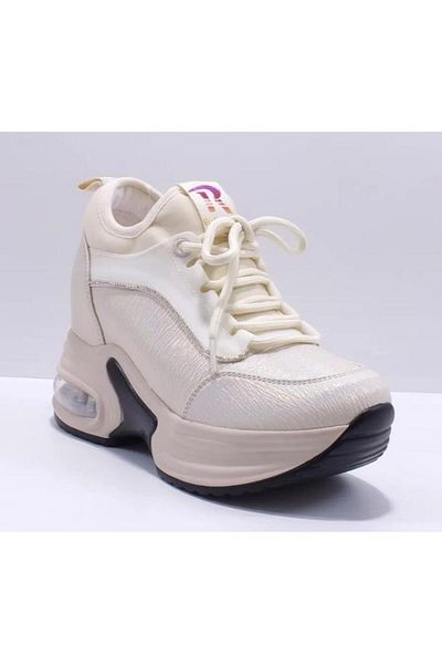 Guja 24K300-2 Women's Hidden Wedge High Imported Sole Fashion Sneakers