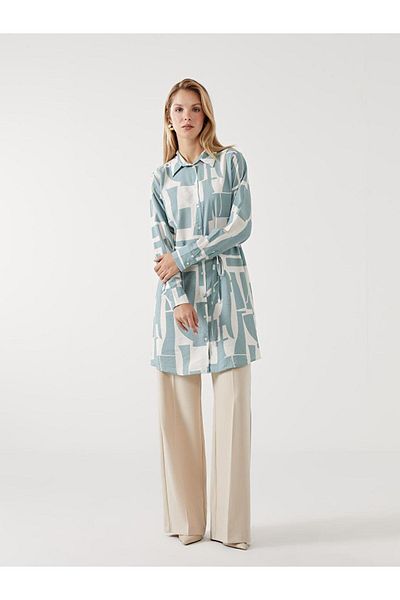 LC Waikiki LCWAIKIKI Classic Patterned Women's Shirt Tunic