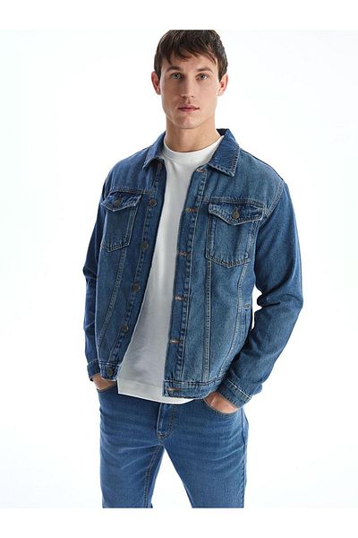 LC Waikiki Ανδρικό τζιν μπουφάν LCW Jeans Standard Fit