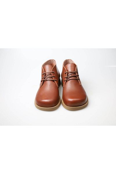 Lady Mia Wendy Lace-Up Ankle Length Genuine Leather Women's Boots