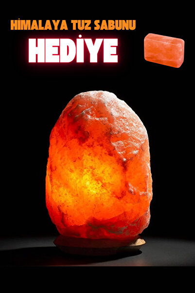 ANADOLU HASAT 3-4KG Himalaya Kristal Kaya Tuzu Lambası 1.5M Kablolu açma-kapa...