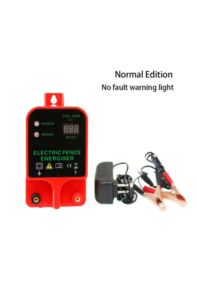 Choice US plug normal 10km Farm Electric Poultry Equipments Portable Power Solar Panel Electric Fence Energ