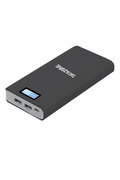 Datazone Power Bank 20000mAh Portable , Dual USB, Fast Charging, and Advanced Protection,  Black Datazone