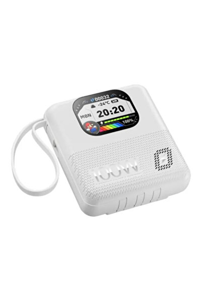 Dynego Dijital Göstergeli Hoparlörlü Powerbank 10.000 Mah 3 in 1 Hızlı Destek...