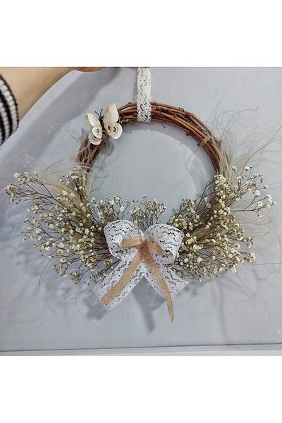 lolipophobi Στολίδι Πόρτας Talisman 30 cm, Στεφάνι, Φυσικό, Στολίδι Πόρτας, Κρίκος, Διακόσμηση