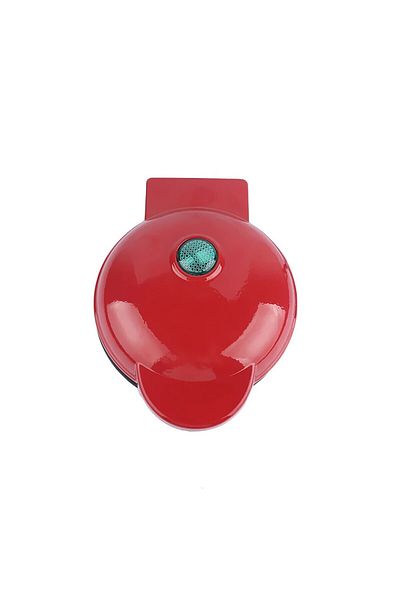 Choice EU 1 red A Versatile Mini Waffle Maker With A Non-Stick Surface For Quick Breakfasts, Snacks And Des