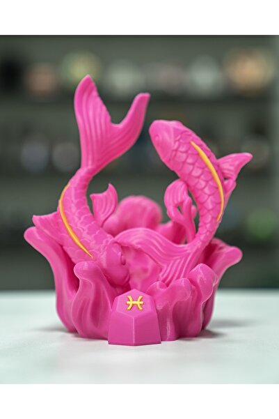 ARONA Balık Burcu Figürü - 3D Baskı Ruhsal ve Akıcı KATMAN