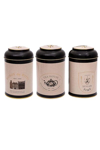 Hesaplı Kasa London Motif 3 Piece Ice Cream Set 10,5X15Cm 1,1Lt