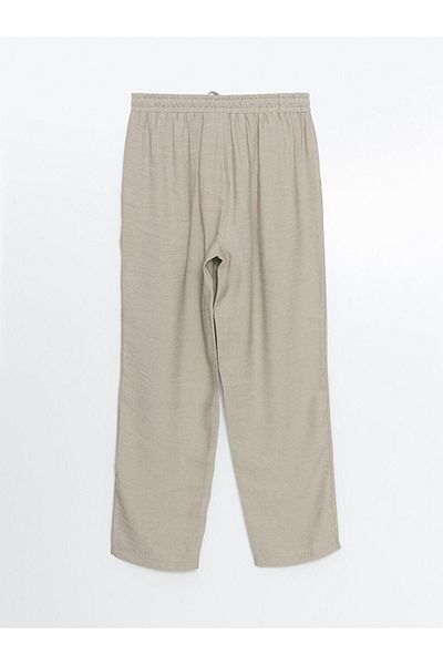 LC Waikiki Γυναικείο παντελόνι LCWAIKIKI Classic Elastic Waist Loose Fit