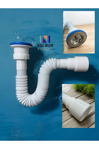 Nalbur Bakkal Körüklü Lavabo Sifonu 50’lik Çıkış