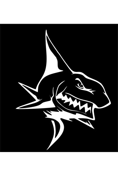 Birim Matbaa DOG FISH AUTO STICKER (23X18CM)