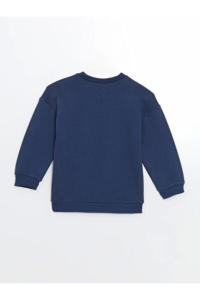 LC Waikiki Lcw Kids Indigo Crew Neck Boys Sweatshirt and Sweatpants Bottom 2 Pcs