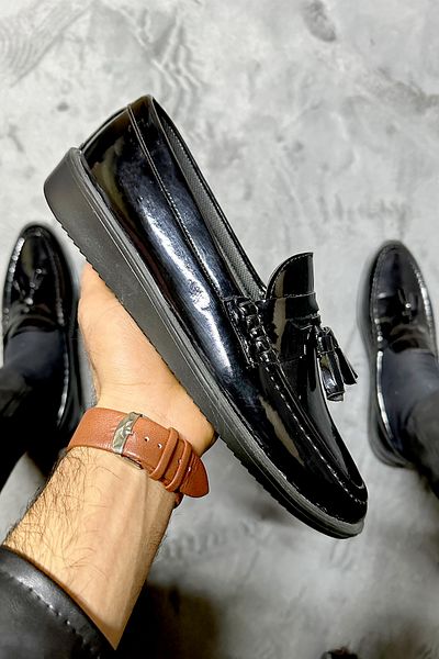 TAZELER.SHOES Stylish Men's Shoes - Classic Tassels, Casual Corcik