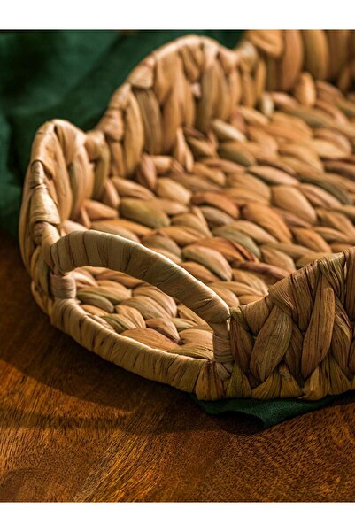 LC Waikiki LCW HOME Hasır Dekoratif Tepsi 30 Cm