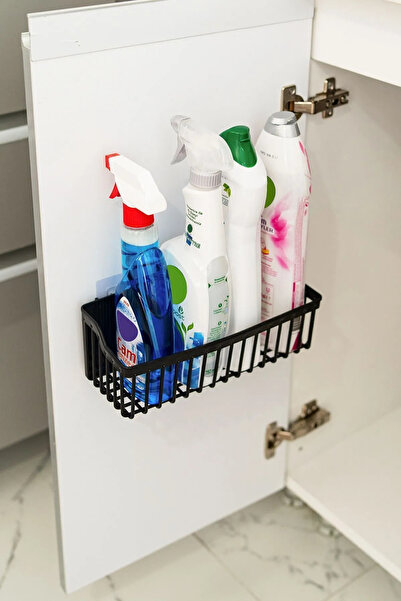 Mutfak Köşesi Clena Yapışkanlı Banyo Rafı, 2'li Banyo Düzenleyici, Duş Rafı Organizer Şampuanlık