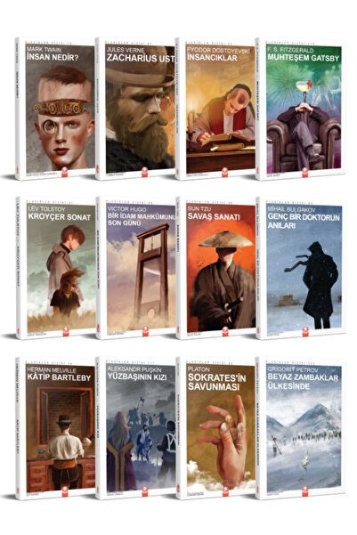 Kızıl Panda Yayınevi Dünya Klasikleri Seti - 3 (12 Kitap)