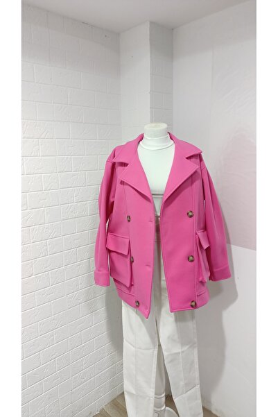 Handmade Elegance MARGOT Canlı Renkleriyle Kadın Kruvaze Kaşe Kaban - Şık ve ...