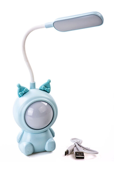 MUKKO HOME Kuromi Cartoon Temalı Şarj Edilebilir Masa Lambası, USB Şarjlı Kal...