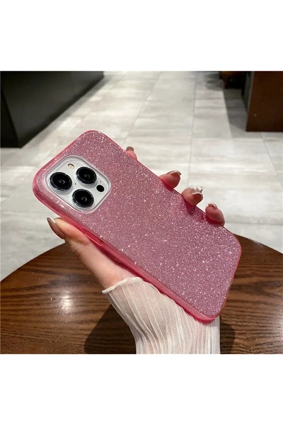 GRABONO Apple iPhone 12 Mini Kılıf Parlak Simli Muhteşem Görünüm, Sert ve Day...
