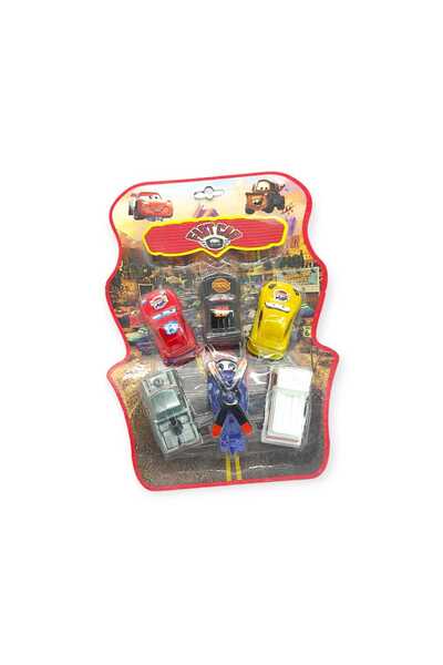 Orko Toys 6 lı Set Cars Şimşek Mcqueen Mekkuin Oyuncak Arabalar