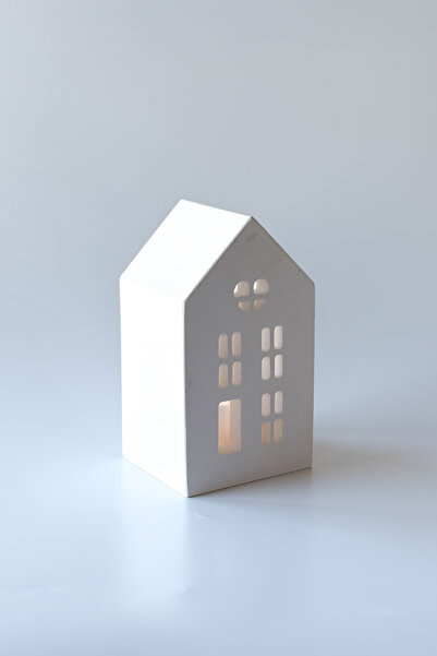 sin istanbul Ev Tealight Mumluk Beyaz