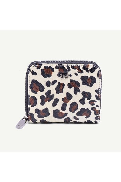Uderra Leather Uderra Women's Genuine Leather White Leopard Mini Wallet - S1K...