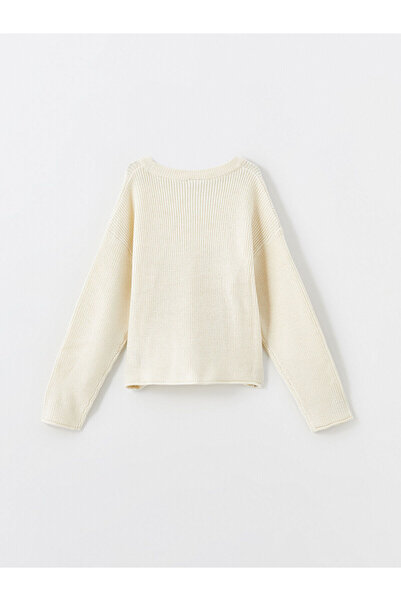 LC Waikiki Vizyon New Season Crew Neck Girls' Knitwear Sweater