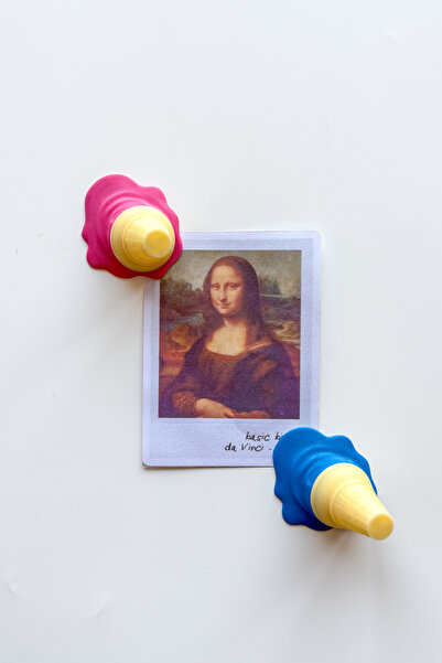 sin istanbul 2'li Külah Dondurma Buzdolabı Magneti