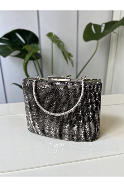 Busrabags Smoked Stone Evening Bag