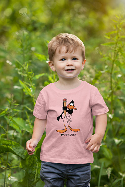 oneagılyazı Daffy Duck Štampano Deca Oversize kroj T-shirt