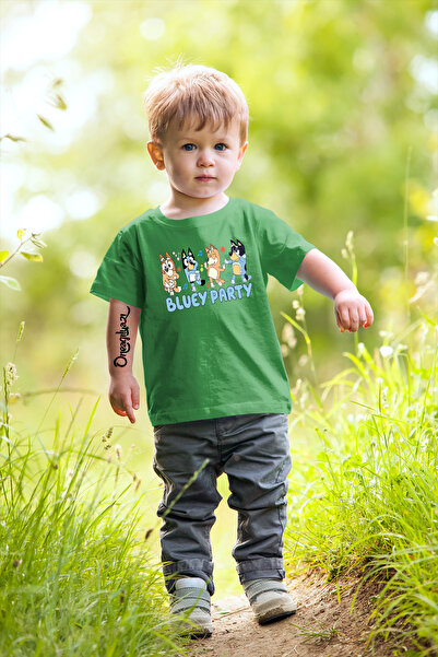 oneagılyazı Bluei Štampano dete Oversize kroj T-shirt