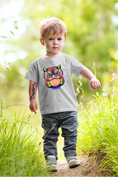oneagılyazı Sova Štampano Deca Oversize kroj T-shirt