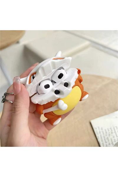 Go Aksesuar حافظة واقية سميكة من السيليكون مع تصميم لعبة متوافق مع Airpods Pro وAirpods الجيل الثاني Pro