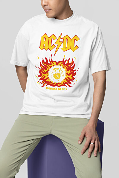 SEVBANO AC DC Highway To Hell majica sa štampanim unisex nadimkom, rok metal ...