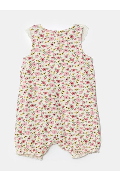 LC Waikiki New Season Bicycle Taka Cicekli Baby Girl Jumpsuit - S55674Z1