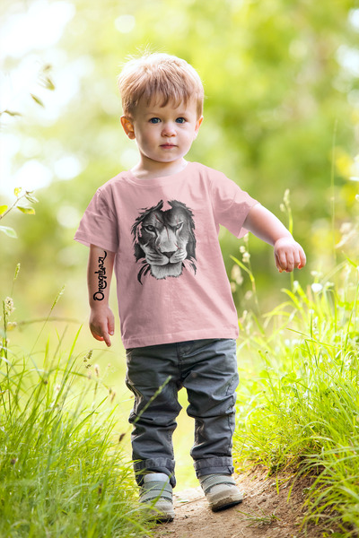 oneagılyazı Lion Printed Children's Oversize T-Shirt