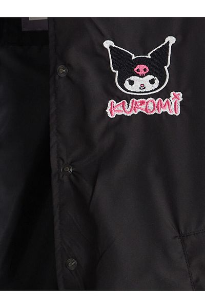 LC Waikiki Lcw Kids Kuromi Embroidered Girls' Bomber Coat