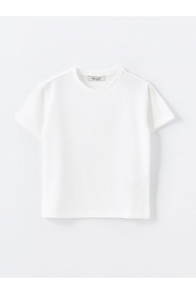 LC Waikiki Lcw Vision Crew Neck Textured Boys T-Shirt