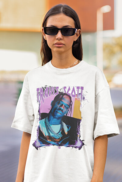 SEVBANO Pevac Travis Scott, unisex majica sa štampanjem, oversize reperska ma...