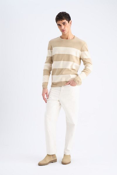 DeFacto Standard Fit Crew Neck Knitwear Sweater D1968Ax24Au