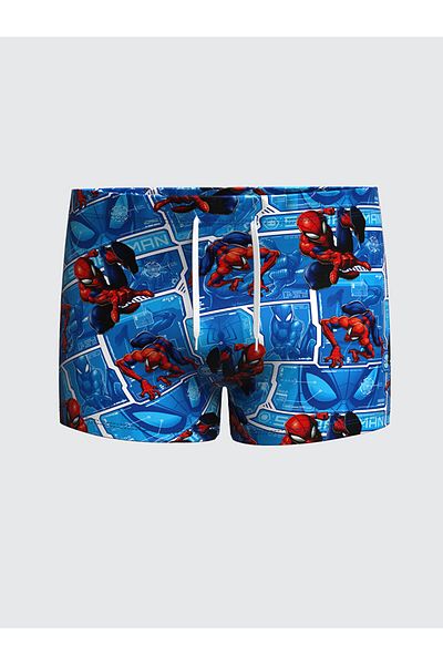 LC Waikiki New Season Spider-Man Printed Quick Dry Uv Protection Boys Boxer Swimsuit - S5Km34Z4