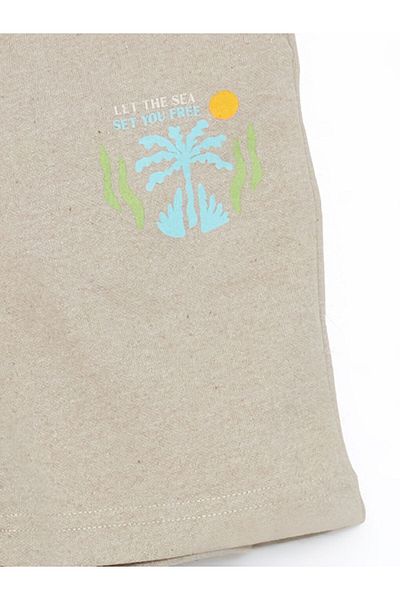 LC Waikiki New Season Elastic Waist Boy's Shorts - S5Kc07Z4