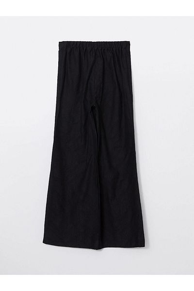 LC Waikiki Pantaloni de damă LCW Modest cu talie elastică cu picioare largi