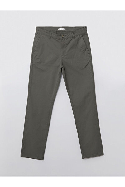 LC Waikiki بنطلون تشينو رجالي من MG TREND بقصة قياسية باللون الكاكي