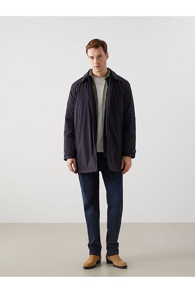 LC Waikiki Ανδρικό παλτό LCW Standard Fit πουκάμισο γιακά