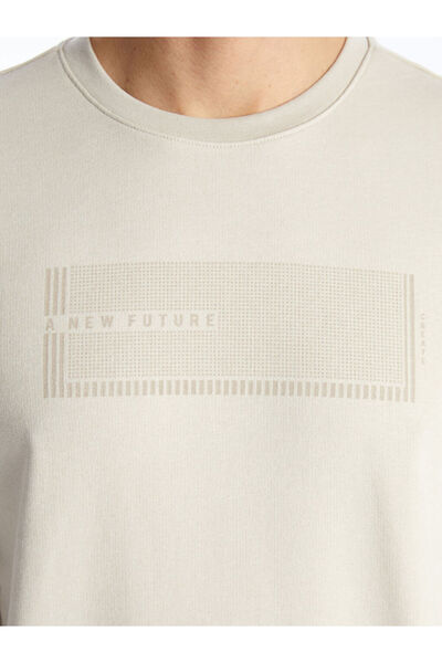 LC Waikiki Ανδρικό φούτερ με μακρυμάνικη λαιμόκοψη LCW